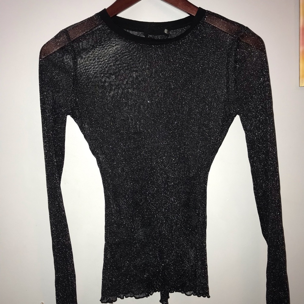 SPARKLING SEE THROUGH TOP